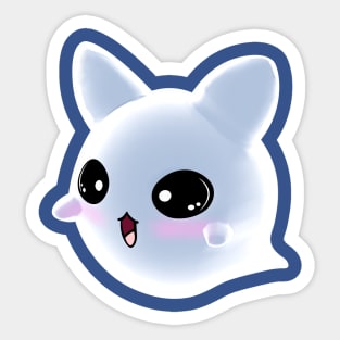 Cat Ghost Sticker